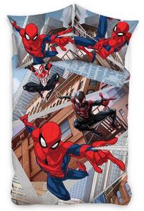 Carbotex Detské bavlnené obliečky Spider-Man Pavúčia Sila, 140 x 200 cm, 70 x 90 cm