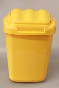 PLAFOR - Kôš na odpad FALA 30L žltý plast