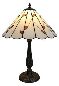 Brilagi - Tiffany vitrážová stolná lampa FOLIA 2xE27/60W/230V