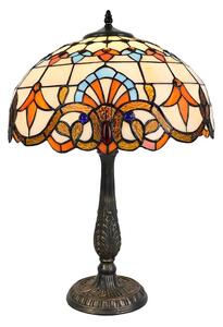 Brilagi - Tiffany vitrážová stolná lampa MIRABELLA 2xE27/60W/230V
