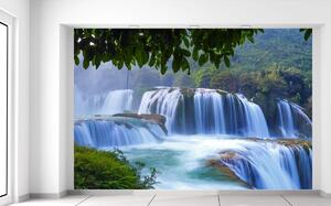 Gario Fototapeta Vodopád Ban Gioc Veľkosť: 200 x 135 cm, Materiál: Latexová