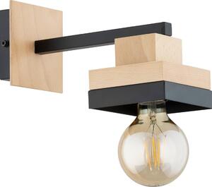 Nástenná lampa MIKO 1xE27/15W/230V čierna/béžová