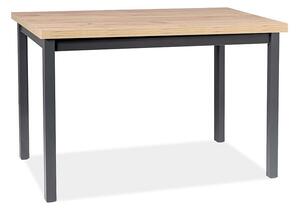 Rozkladací jedálenský stôl 100(140)x60 ANTHONY - dub artisan / čierny