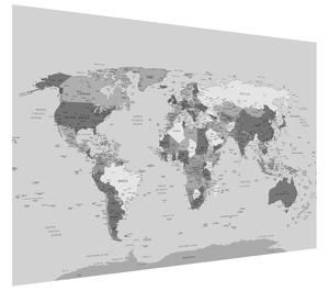 Gario Fototapeta Praktická mapa sveta Veľkosť: 200 x 135 cm, Materiál: Latexová