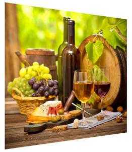 Fototapeta Červené a biele víno Materiál: Samolepiaca, Rozmery: 268 x 240 cm