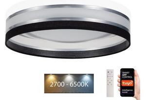 Belis LED Stmievateľné stropné svietidlo SMART CORAL 24W/230V Wi-Fi Tuya čierna/biela +DO BE0873 + záruka 3 roky zadarmo