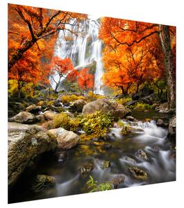 Gario Fototapeta Jesenný vodopád Veľkosť: 110 x 200 cm, Materiál: Samolepiaca