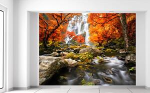 Fototapeta Jesenný vodopád Materiál: Samolepiaca, Veľkosť: 200 x 150 cm