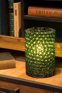 LUCIDE Stolná lampička Marbles Green Ø 15 cm