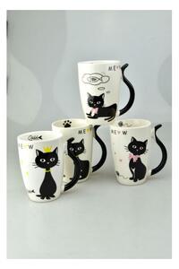 MAKRO - Hrnček čierna mačka 370ml rôzne dekory