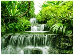 Fototapeta Vodopád v dažďovom pralese Materiál: Samolepiaca, Rozmery: 110 x 200 cm