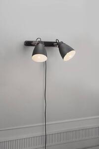 Nordlux LARGO | nástenná lampa dvojitá Farba: Čierna