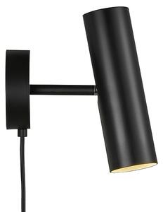 Nordlux MIB6 | minimalistické nástenné svietidlo s dĺžkou 20cm Farba: Čierna