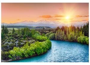 Gario Fototapeta Rieka Clutha na Novom Zélande Veľkosť: 200 x 135 cm, Materiál: Latexová