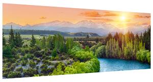Fototapeta Rieka Clutha na Novom Zélande Materiál: Samolepiaca, Rozmery: 268 x 100 cm