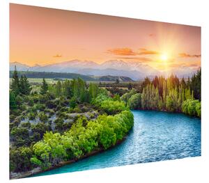 Gario Fototapeta Rieka Clutha na Novom Zélande Veľkosť: 200 x 135 cm, Materiál: Latexová