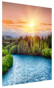 Fototapeta Rieka Clutha na Novom Zélande Materiál: Samolepiaca, Rozmery: 268 x 100 cm