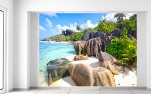 Fototapeta Tropický ostrov La Digue Materiál: Samolepiaca, Veľkosť: 200 x 150 cm