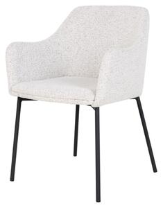Jedálenská stolička MILALLO biela/čierna