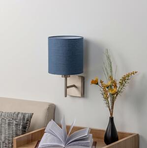 BRILAGI - LED nástenné svietidlo NUBILA 1xE27/60W/230V matný chróm/tmavomodrá