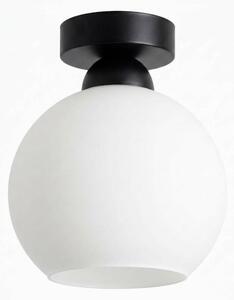 BRILAGI - LED Stropné svietidlo RETRO GLASS 1xE27/60W/230V pr. 15 cm čierna/biela