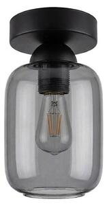 BRILAGI - LED Stropné svietidlo R GLASS 1xE27/60W/230V pr. 14 cm čierna/dymová sivá