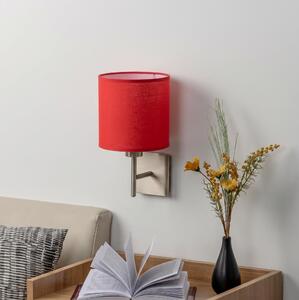 BRILAGI - LED nástenné svietidlo NUBILA 1xE27/60W/230V matný chróm/červená