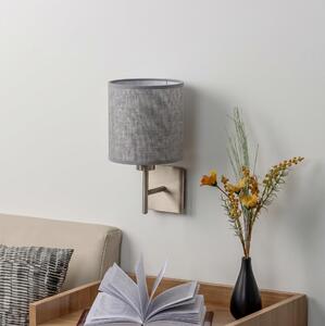 BRILAGI - LED Nástenné svietidlo NUBILA 1xE27/60W/230V matný chróm/sivá