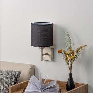 BRILAGI - LED Nástenné svietidlo NUBILA 1xE27/60W/230V matný chróm/čierna