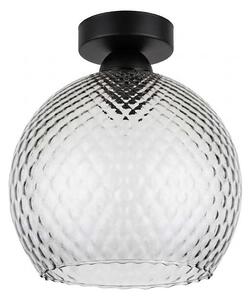 BRILAGI - LED Stropné svietidlo R GLASS 1xE27/60W/230V pr. 25 cm čierna/dymovo sivá