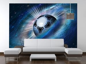 Gario Fototapeta Vesmírna futbalová lopta Veľkosť: 200 x 135 cm, Materiál: Latexová