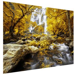 Fototapeta Nádherný jesenný vodopád Materiál: Samolepiaca, Rozmery: 268 x 100 cm