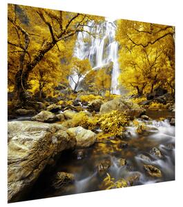 Fototapeta Nádherný jesenný vodopád Materiál: Samolepiaca, Rozmery: 268 x 100 cm