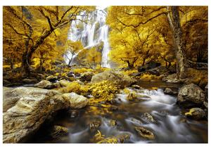 Fototapeta Nádherný jesenný vodopád Materiál: Samolepiaca, Rozmery: 402 x 240 cm