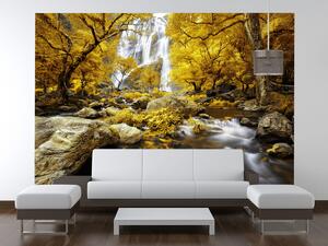 Fototapeta Nádherný jesenný vodopád Materiál: Samolepiaca, Rozmery: 402 x 240 cm