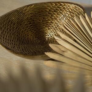 Dekorstudio Ozdobná miska MARGOT(01) 23x18x9cm v zlatej farbe
