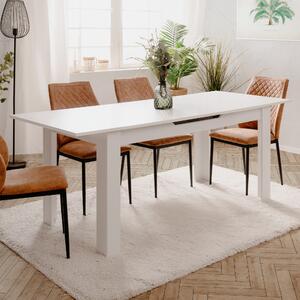 Jedálenský stôl BAUCIS 90A biela, šírka 160 cm