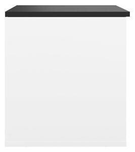 Biela/čierna truhla 89x43 cm Knight – TemaHome