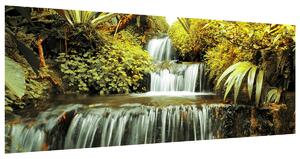 Gario Fototapeta Vodopád v prírode Veľkosť: 150 x 200 cm, Materiál: Latexová