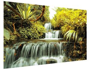 Gario Fototapeta Vodopád v prírode Veľkosť: 200 x 150 cm, Materiál: Latexová