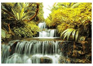 Gario Fototapeta Vodopád v prírode Veľkosť: 95 x 205 cm, Materiál: Latexová