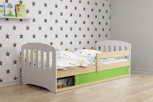 BMS Detská posteľ s úložným priestorom (s posuvnými dvierkami) CLASSIC 160x80 borovica Farba dvierok: Ružová