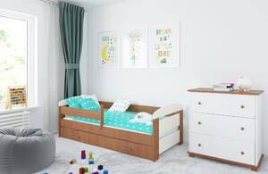 BabyBeds Detská posteľ KASIA Farebné prevedenie: Šedá, Velikost postele: 180x80 cm, Úložný priestor k posteli: Áno, s úložným priestorom