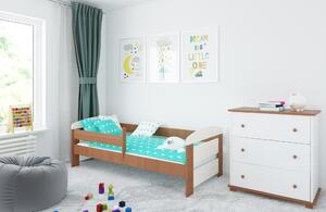 BabyBeds Detská posteľ KASIA Farebné prevedenie: Šedá, Velikost postele: 160x80 cm, Úložný priestor k posteli: Áno, s úložným priestorom