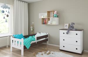 BabyBeds Detská posteľ STAS Farebné prevedenie: Modrá, Velikost postele: 160x80 cm, Úložný priestor k posteli: Nie, bez úložného priestoru