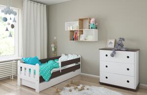 BabyBeds Detská posteľ STAS Farebné prevedenie: Jelša, Velikost postele: 160x80 cm, Úložný priestor k posteli: Áno, s úložným priestorom