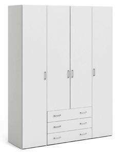 Šatníková skriňa Space 70410, biela