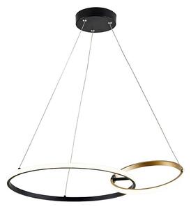 Rabalux 72296 - LED Luster na lanku EMILION LED/36W/230V čierna/zlatá