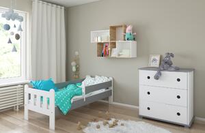 BabyBeds Detská posteľ STAS Farebné prevedenie: Šedá, Velikost postele: 180x80 cm, Úložný priestor k posteli: Nie, bez úložného priestoru