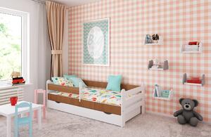 BabyBeds Detská posteľ RYSIO Farebné prevedenie: Biela, Velikost postele: 160x80 cm, Úložný priestor k posteli: Áno, s úložným priestorom